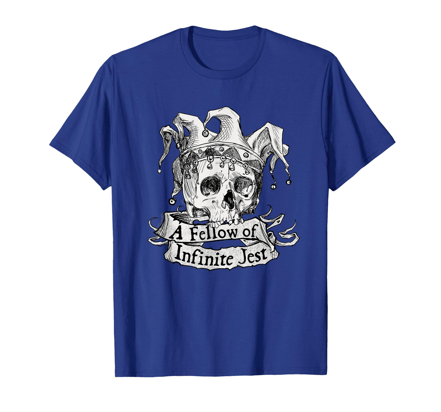 Shakespeare Skull Joker Yorick Theatre Literature Hamlet T-Shirt