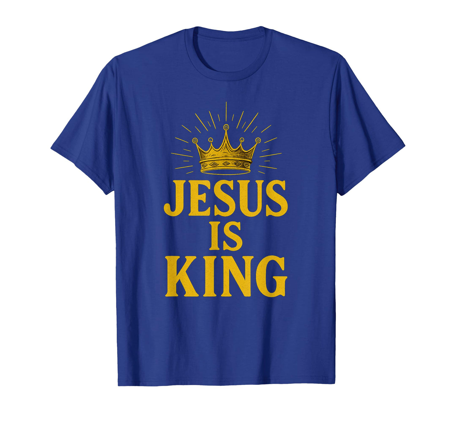 Jesus is King Crown Christian T-Shirt T-Shirt