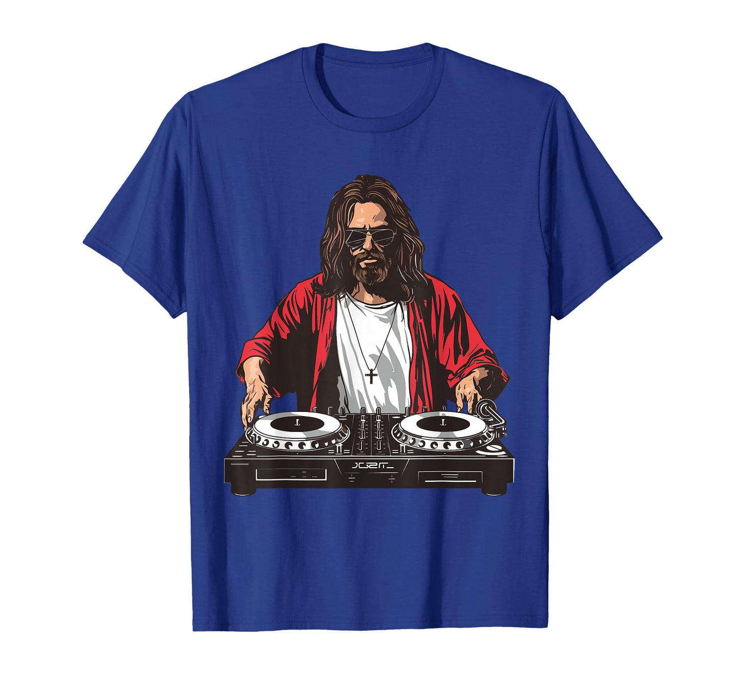 Jesus DJ Beat Maker Electronic Music Techno Music Christian T-Shirt