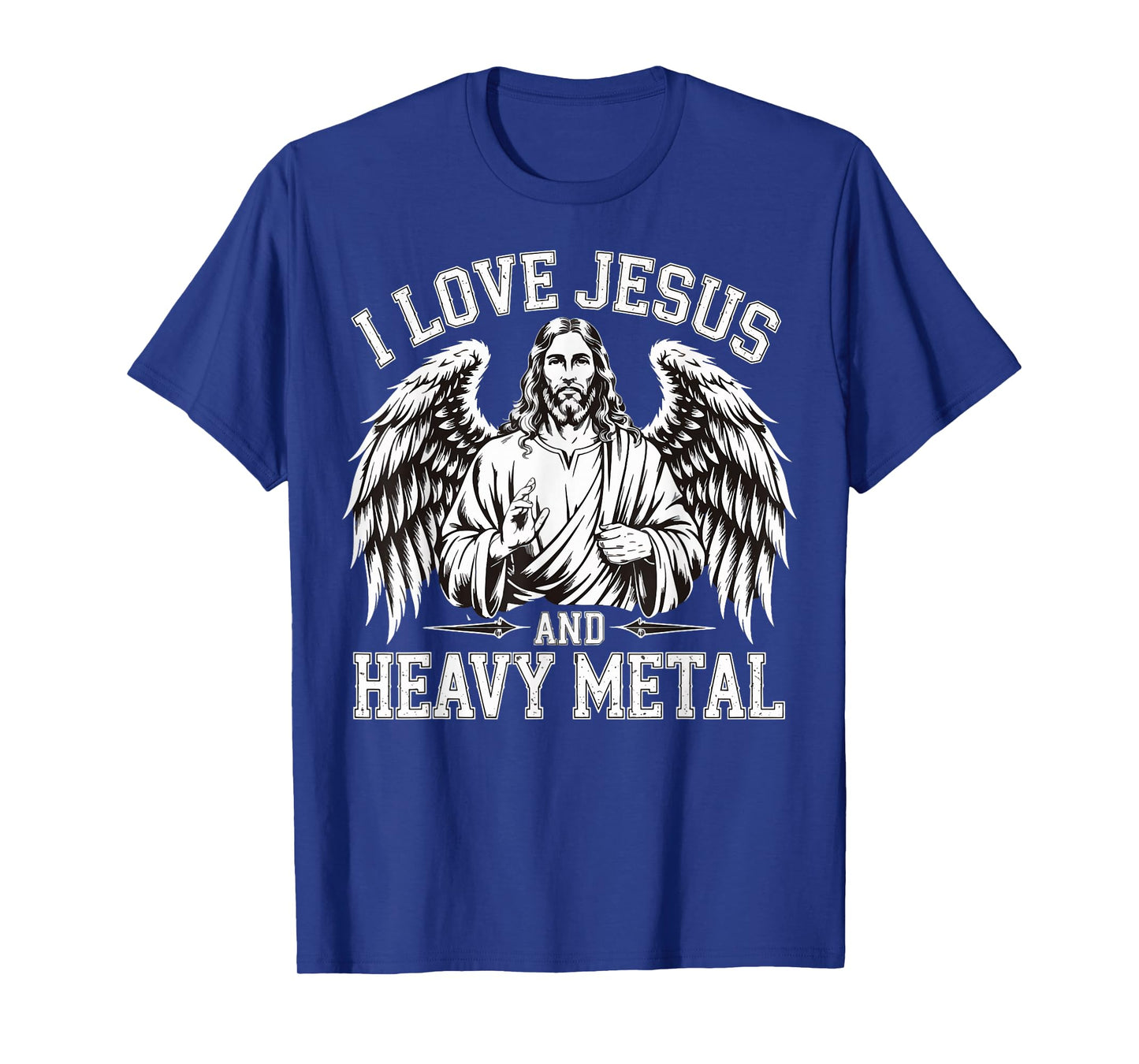 I Love Jesus And Heavy Metal T-Shirt