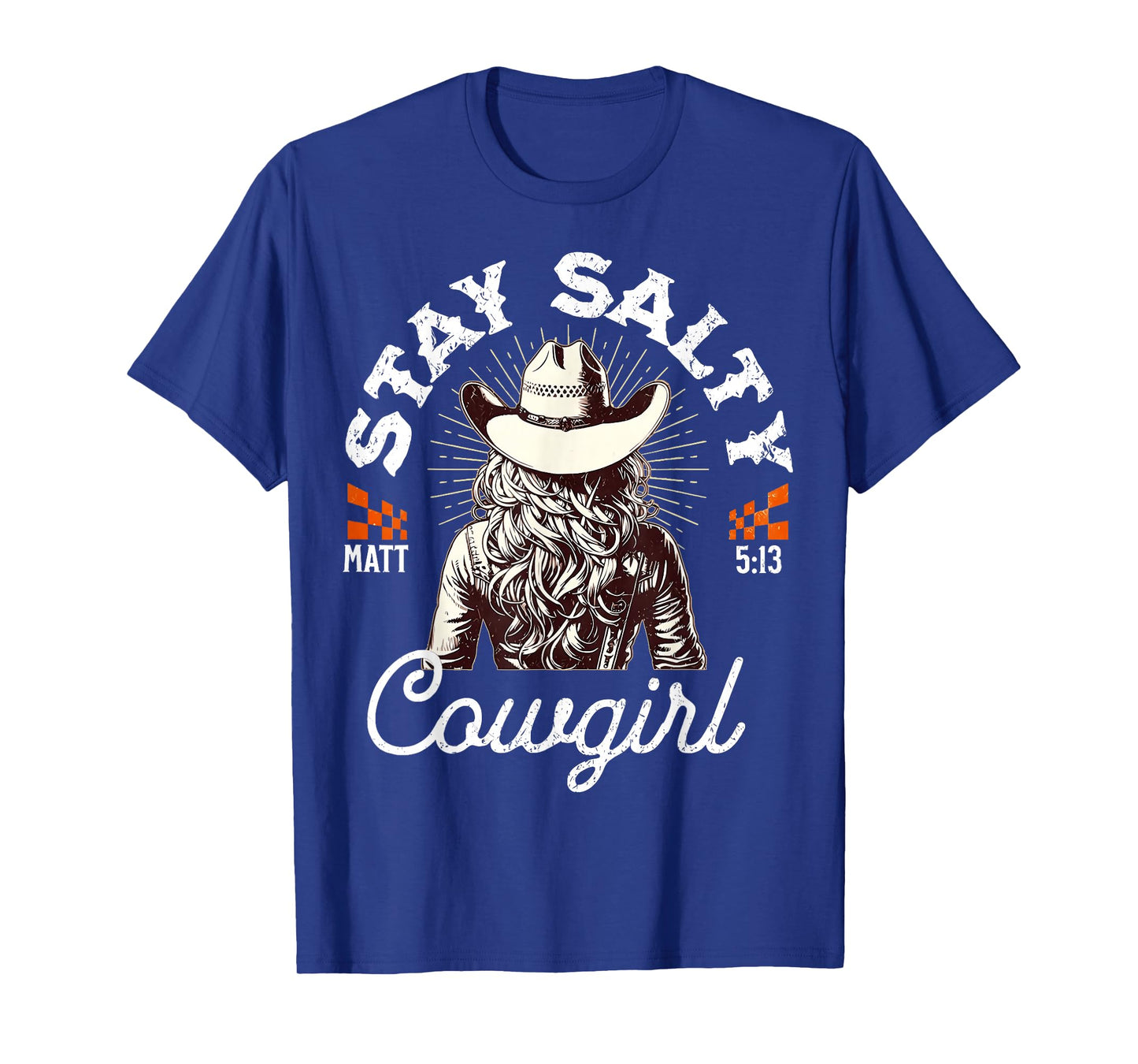 Matthew 5:13 Cowgirl Salty Christian Western Girl Country T-Shirt