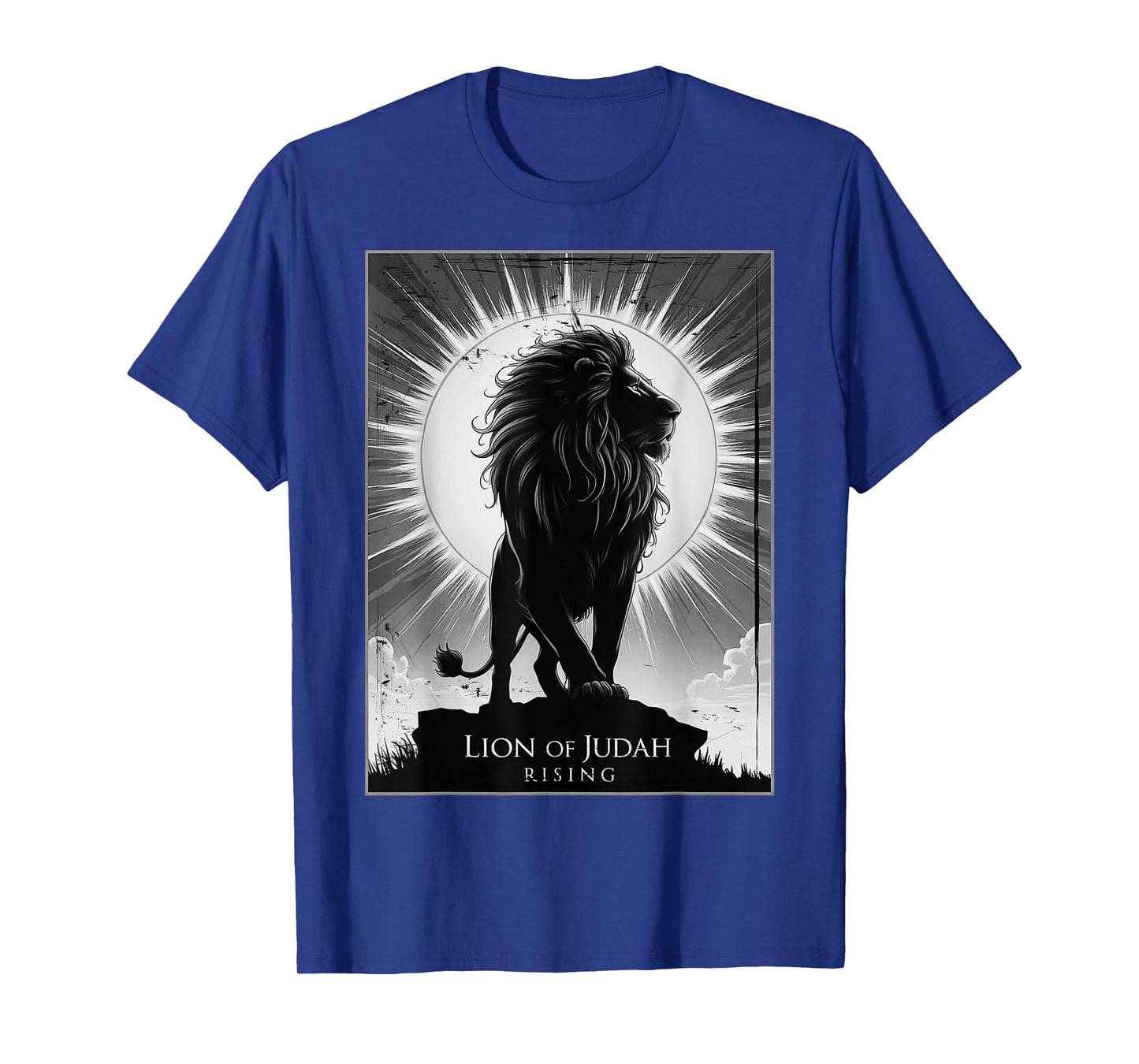 Lion Of The Tribe Judah Rising Hebrew Israelite YHWH T-Shirt