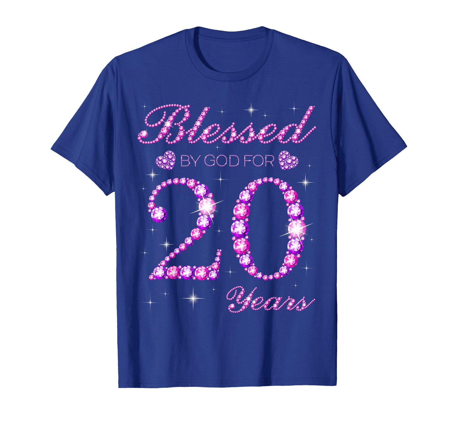 Blessed by God for 20 Years Old 20th Birthday Party T-Shirt