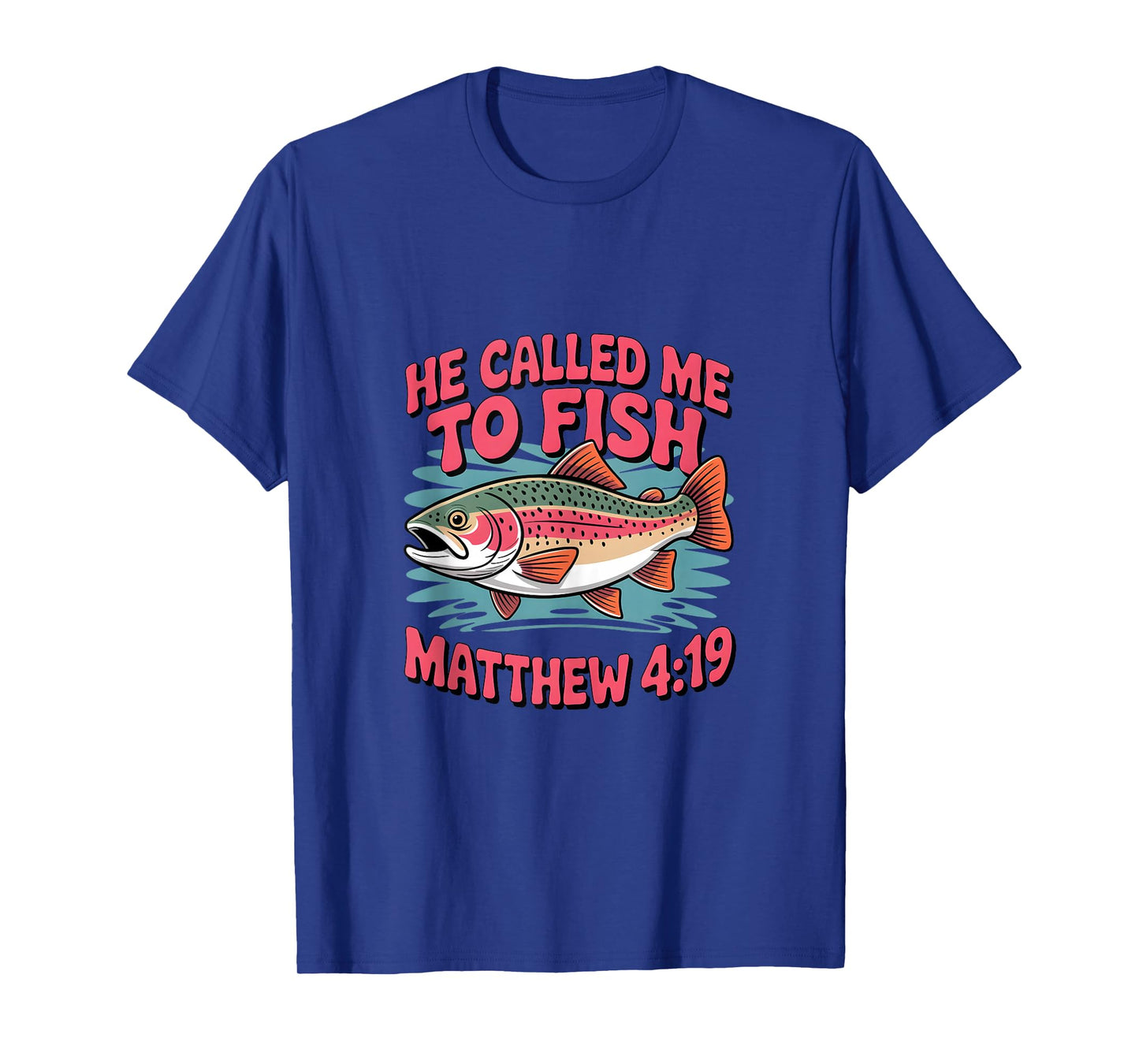 He Called Me to Fish Faith-Based Christian Fishing Tank Top