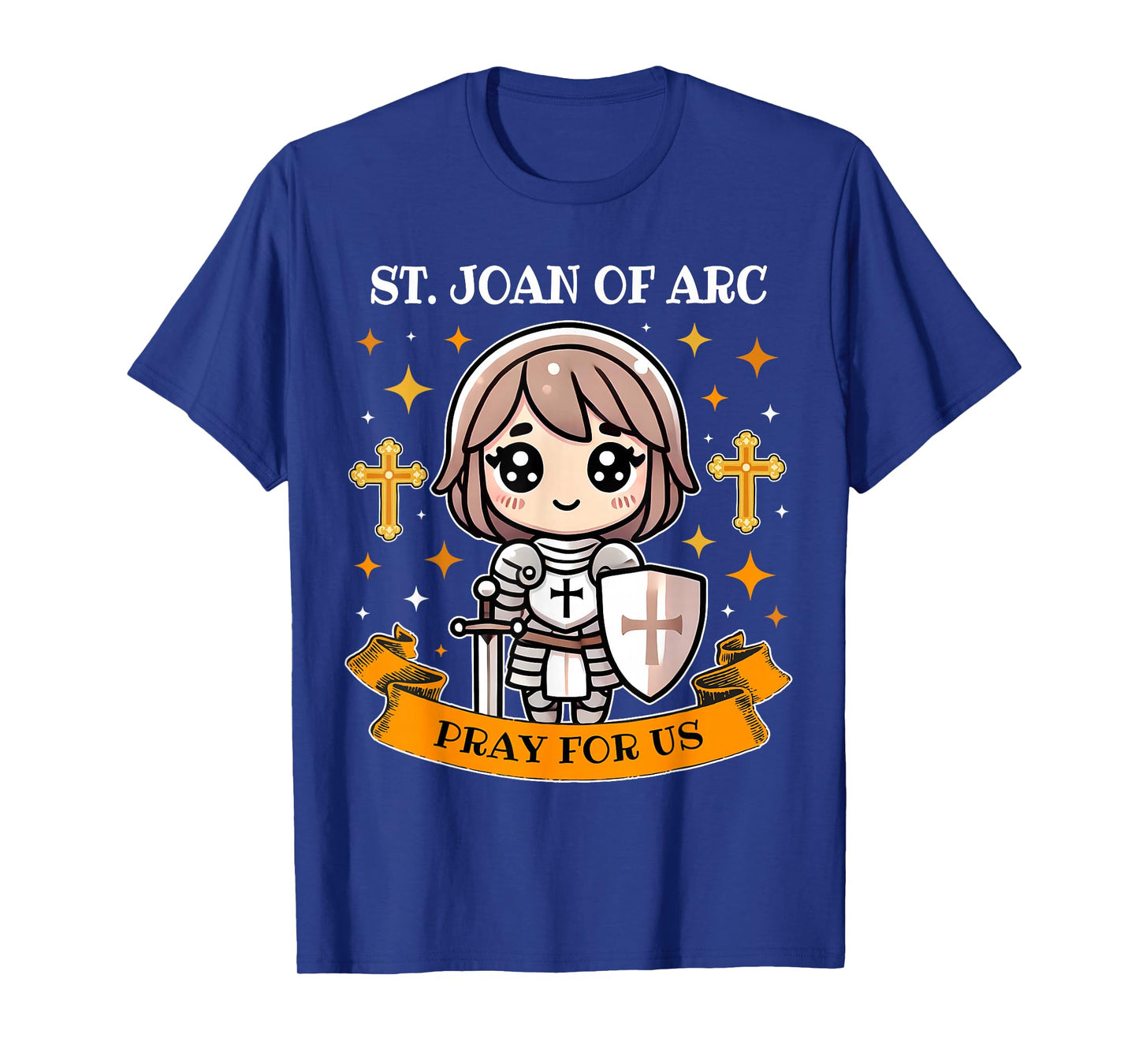 St Joan of Arc Catholic Christian Pray for Us Kids Toddlers T-Shirt