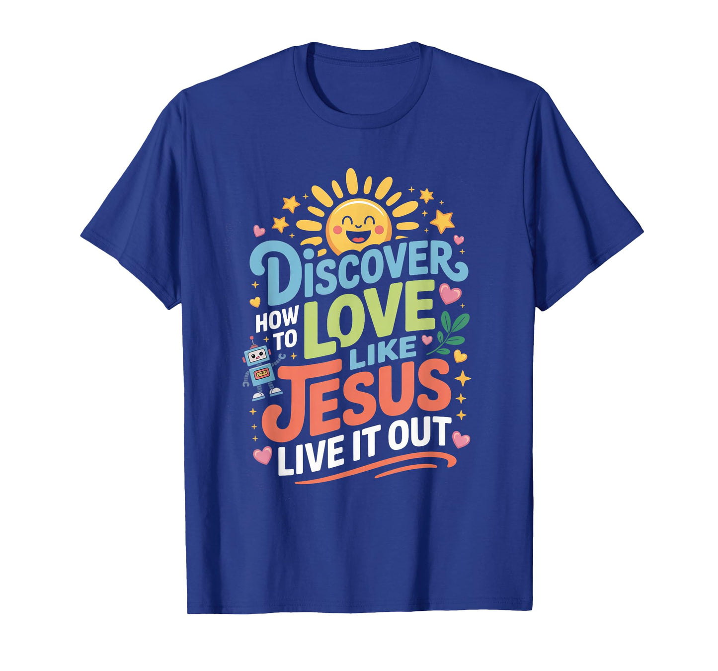 Live it Out Bible School Christian Youth Camp VBS 2025 T-Shirt