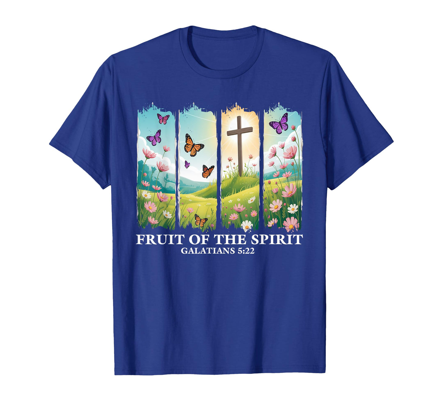 The Fruits Of The Spirit Christian Wildflowers Jesus Faith T-Shirt
