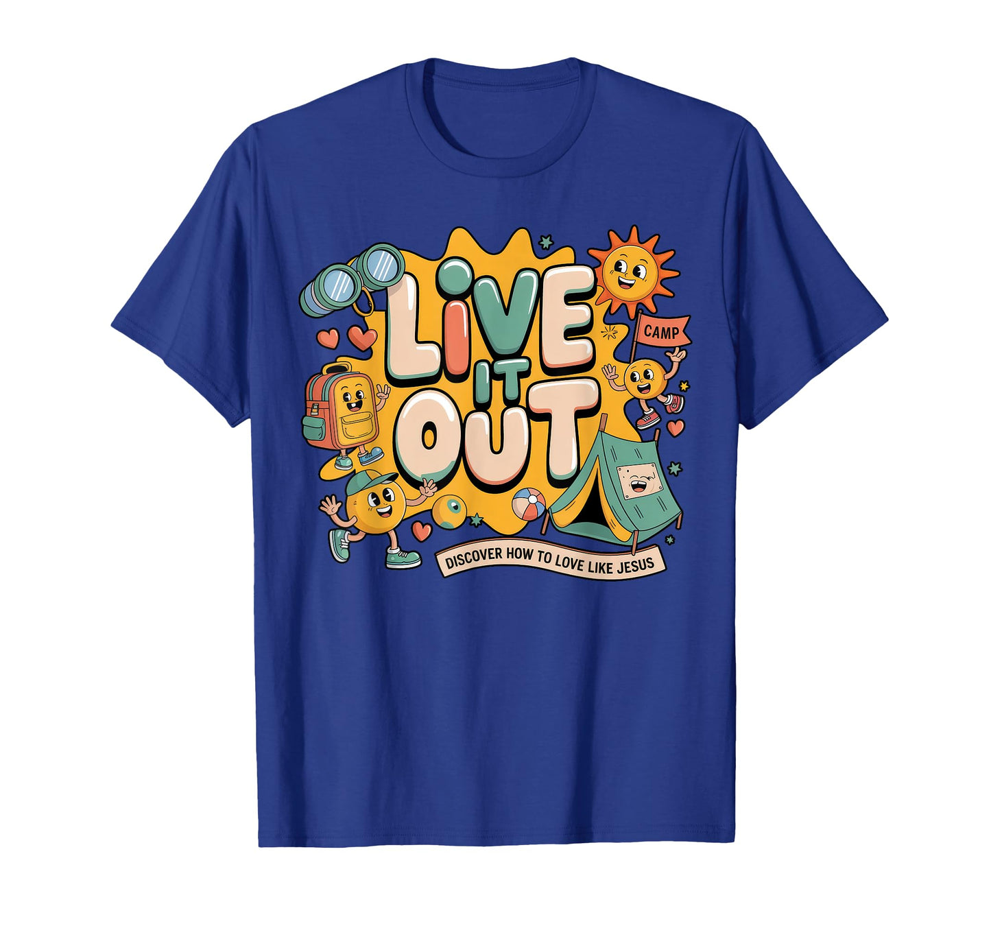 Live it Out Bible School VBS 2025 Christian Youth Camp T-Shirt