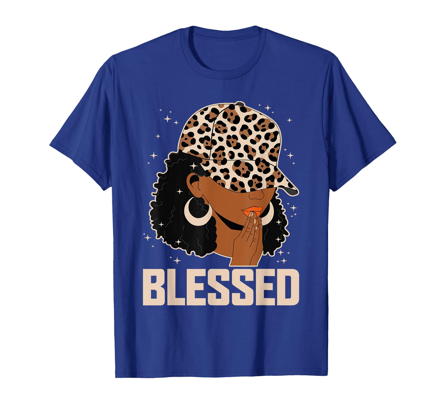 Blessed Black Woman Praying African Christian Camouflage T-Shirt