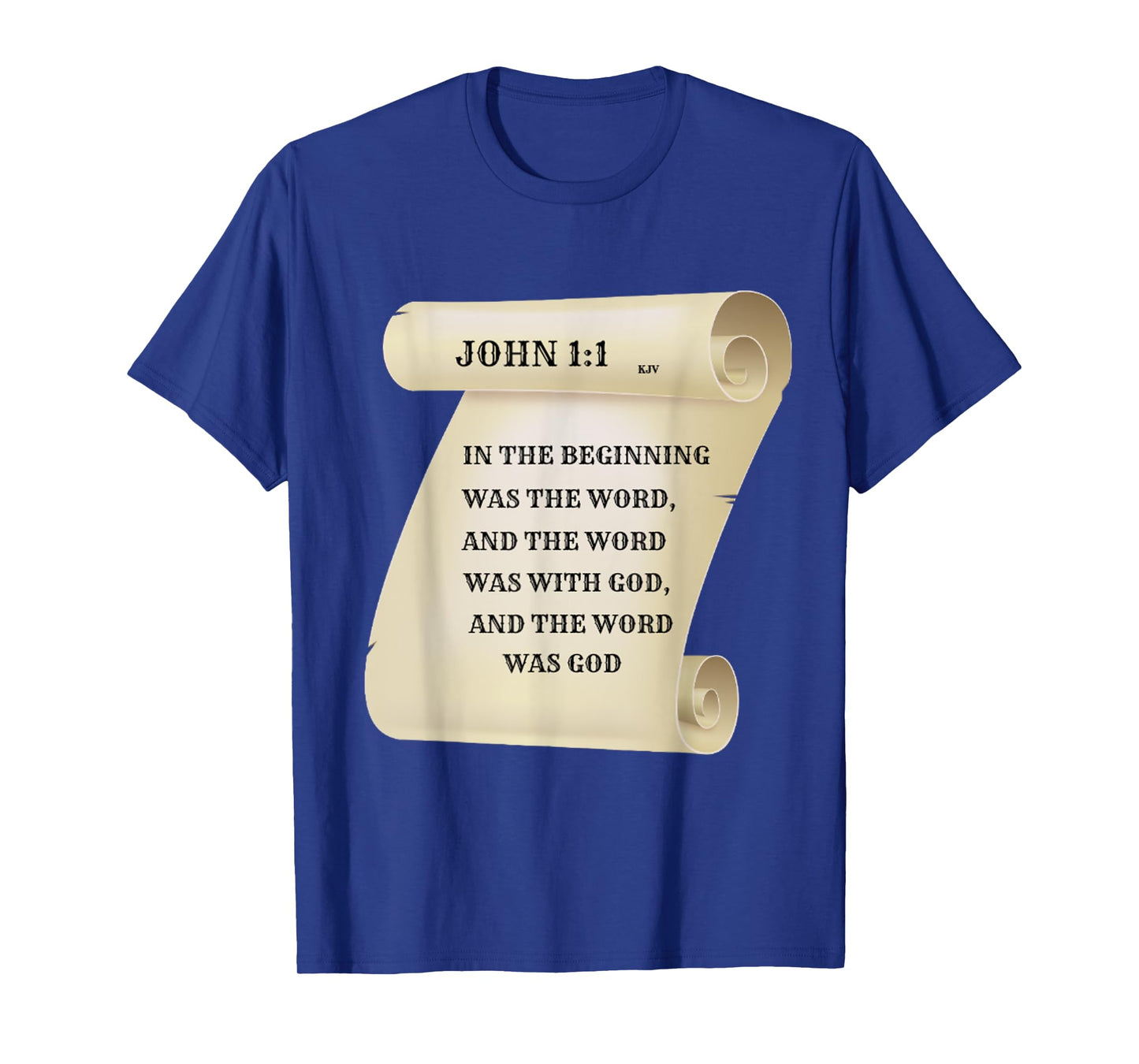 Christian T Shirt - John 1:1 In The Beginning Was The Word T-Shirt
