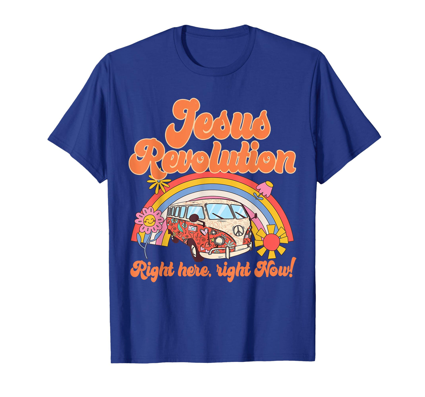 Jesus Revolution Right Here, Right Now! Revival Movement T-Shirt