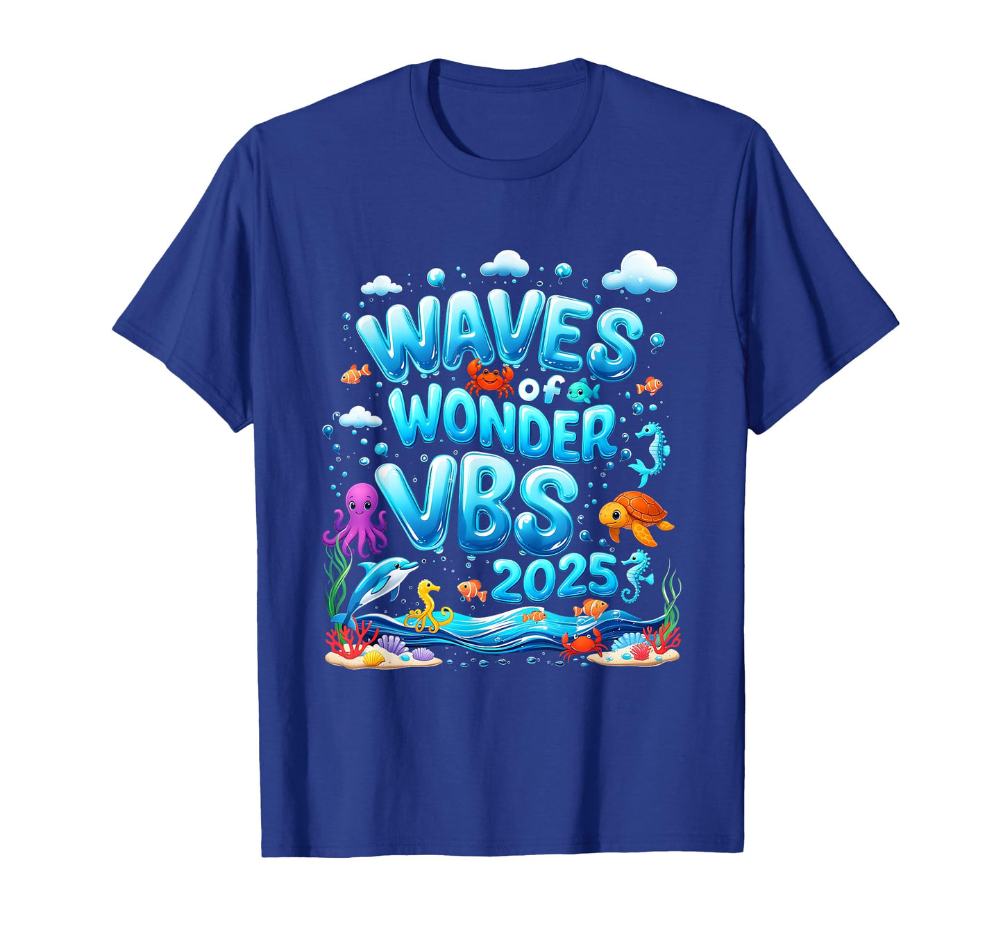 Waves Of Wonder VBS 2025 Ocean Faith Camp VBS 2025 T-Shirt