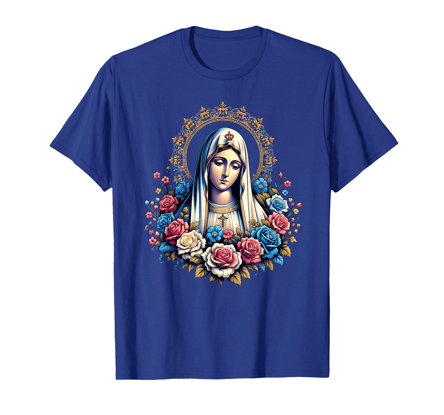 Our Lady Of Fatima Saint Mary Mother Mary Powerful Symbol T-Shirt
