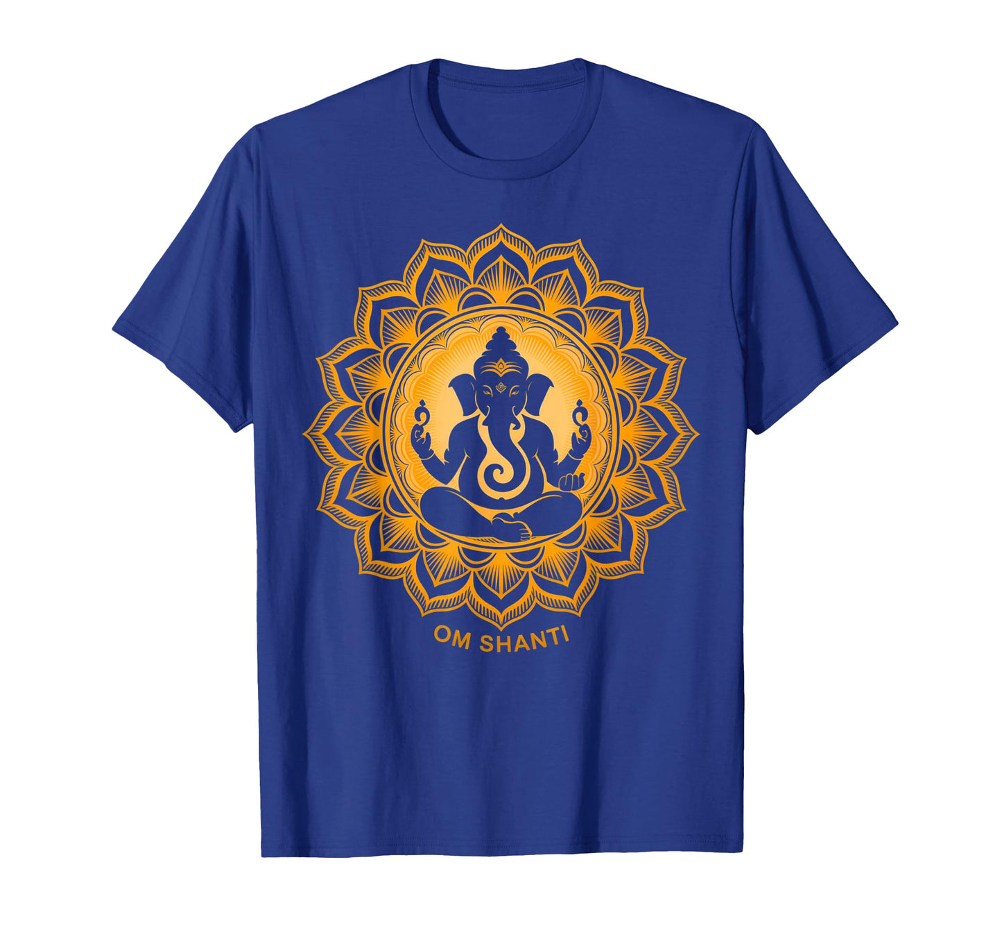 Hindu Ganesha Puja Elephant God India Meditation Yoga Murti T-Shirt