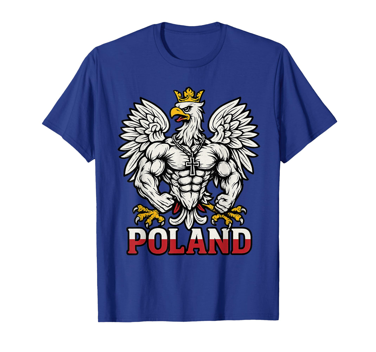 Christian Polish eagle - Poland coat of arms flag T-Shirt