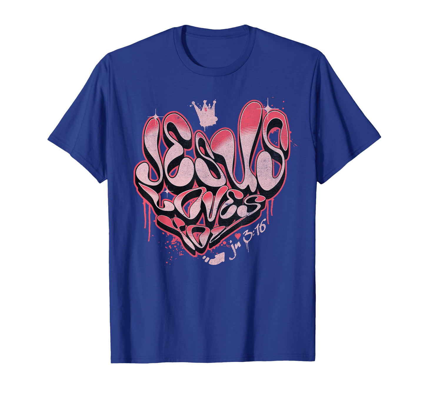 Jesus Loves You Christian Shirt - John 316 Bible Verse Heart T-Shirt