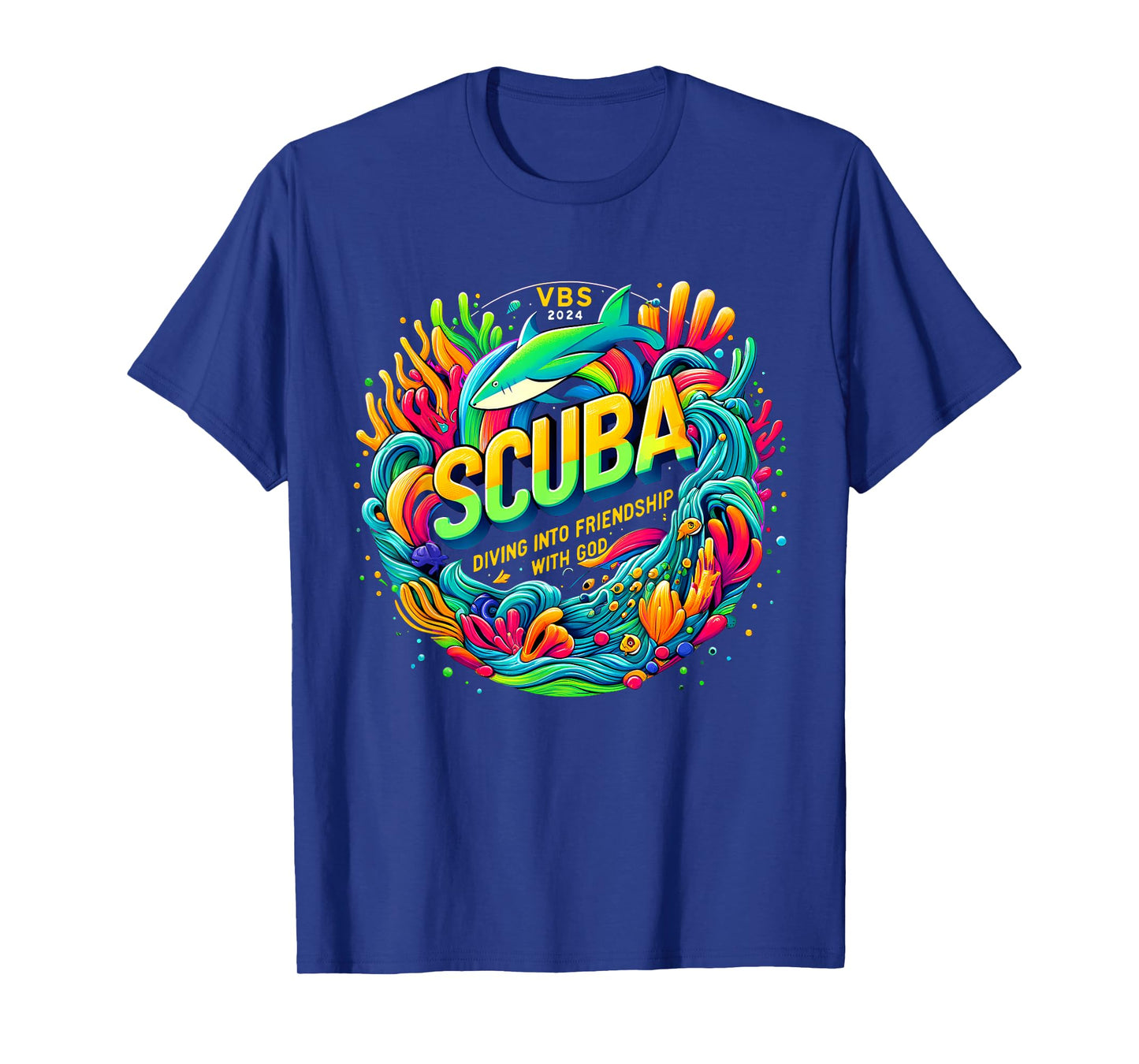 Scuba Diving Into Friendship with God Christian VBS 2026 T-Shirt