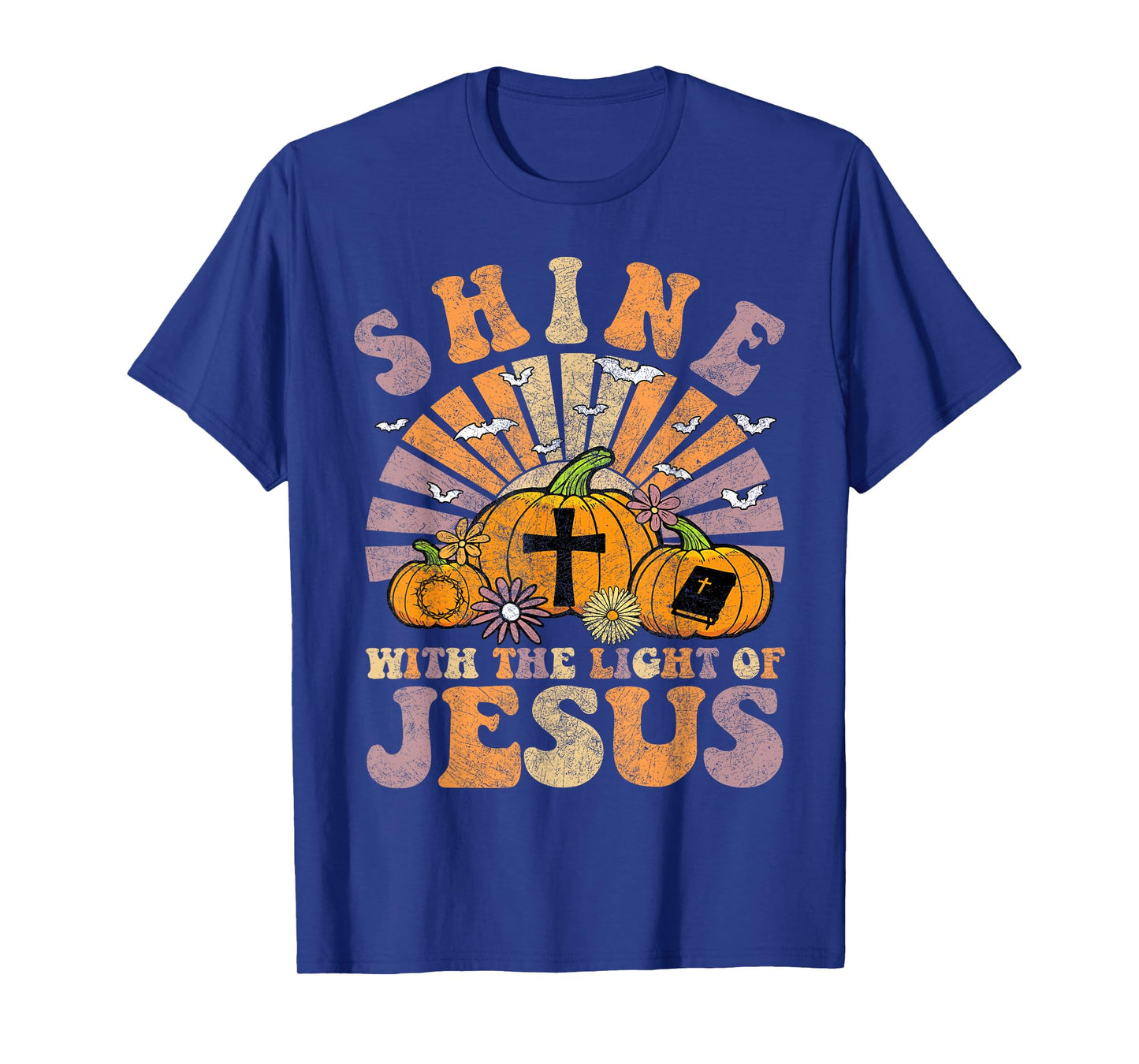 Shine With The Light Of Jesus Christian Halloween Women T-Shirt
