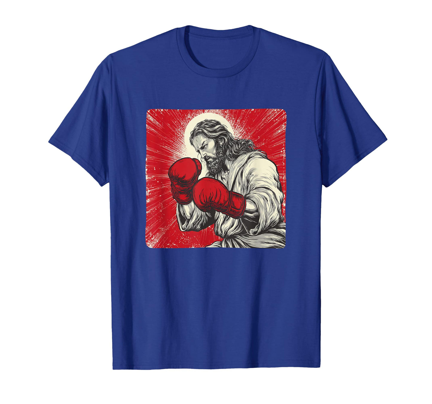 Pretty Punching Gloves with Jesus Christ Costume T-Shirt
