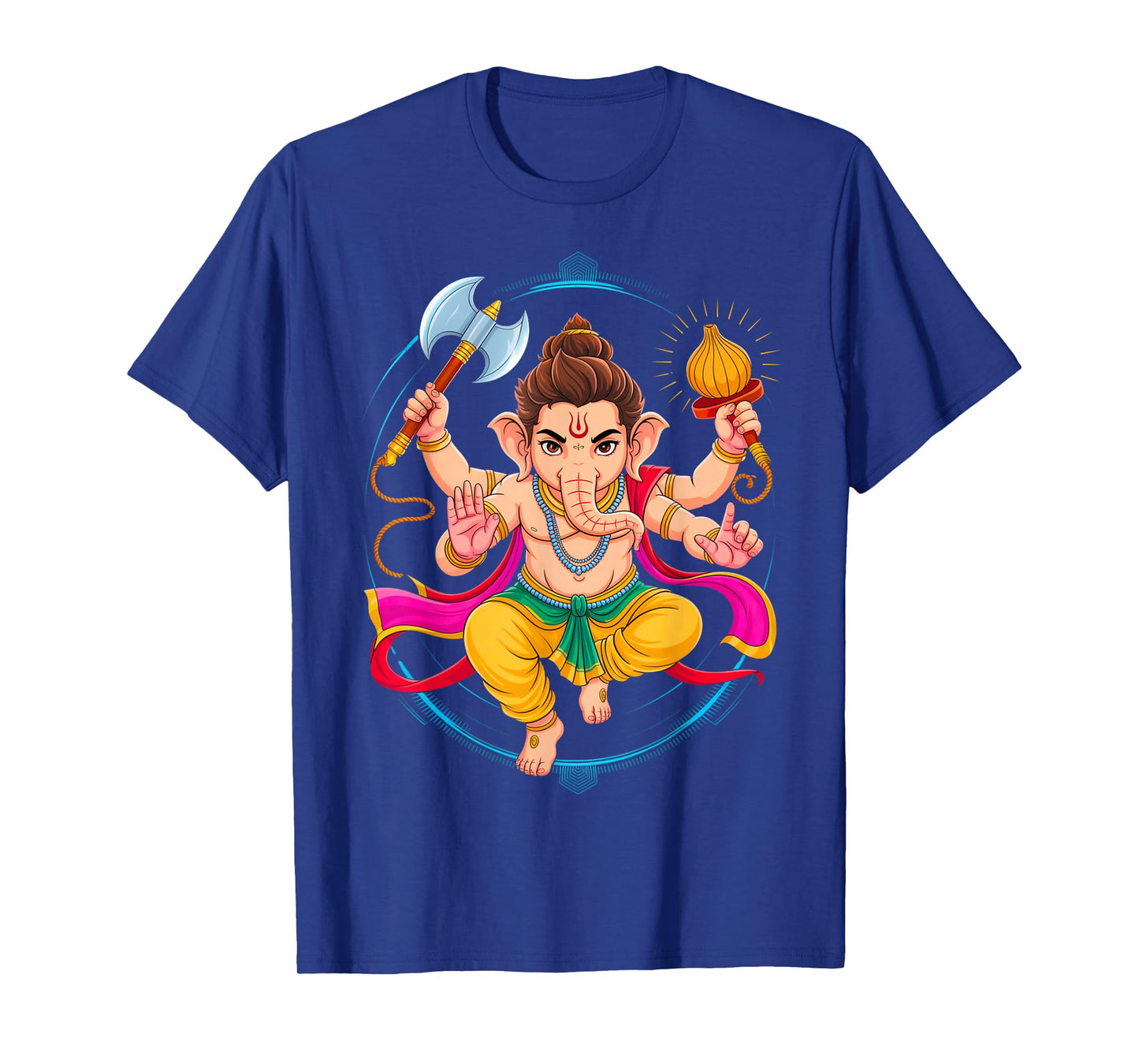 Hindu Ganesha Puja Elephant God India Meditation Yoga Murti T-Shirt