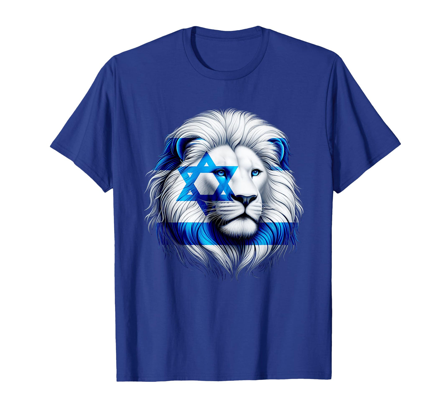 Lion Of Judah Jewish Pride Israel Flag Strength Unity T-Shirt