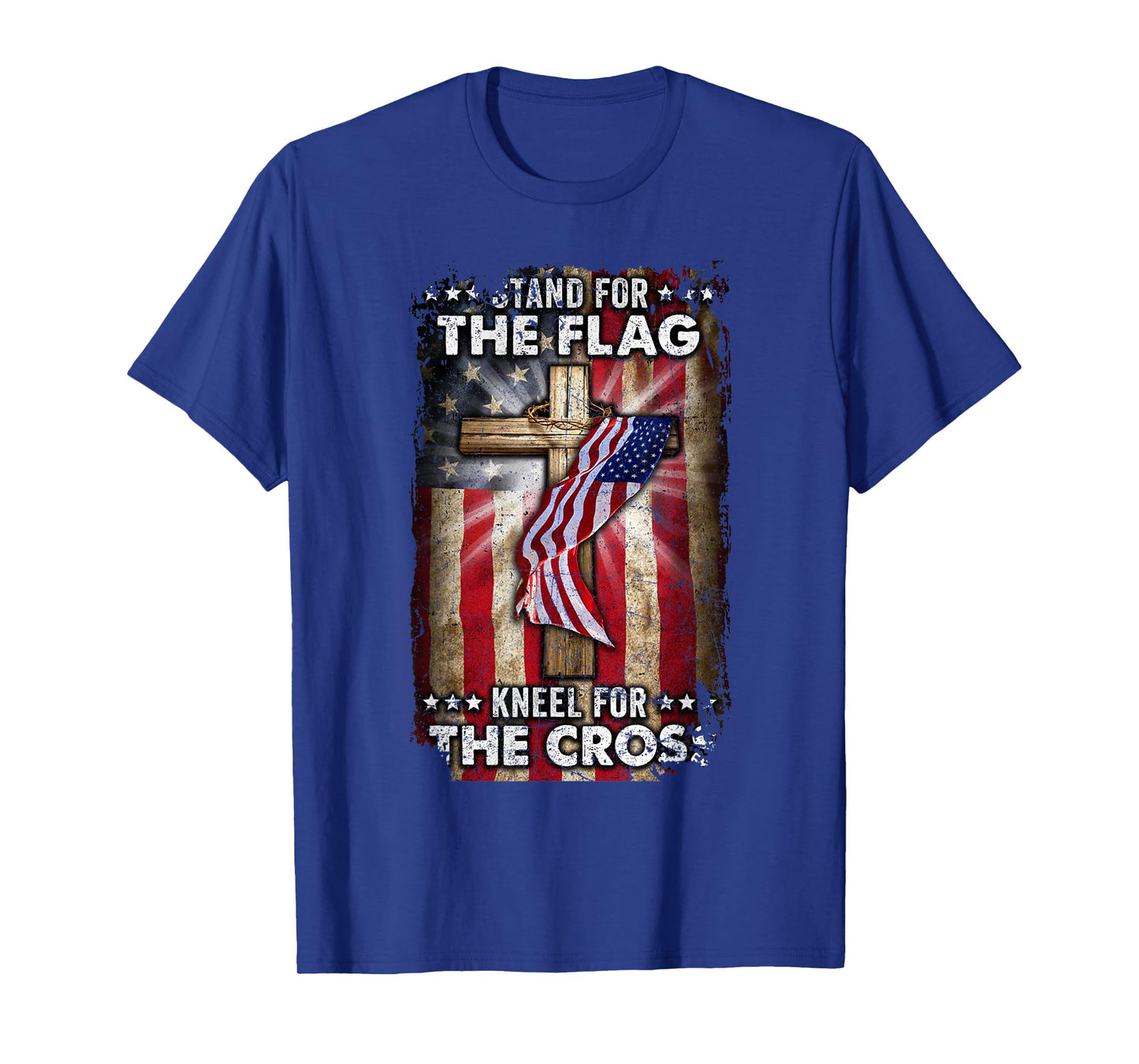 USA Flag Religious Quote 4th of July Christian Faith T-Shirt