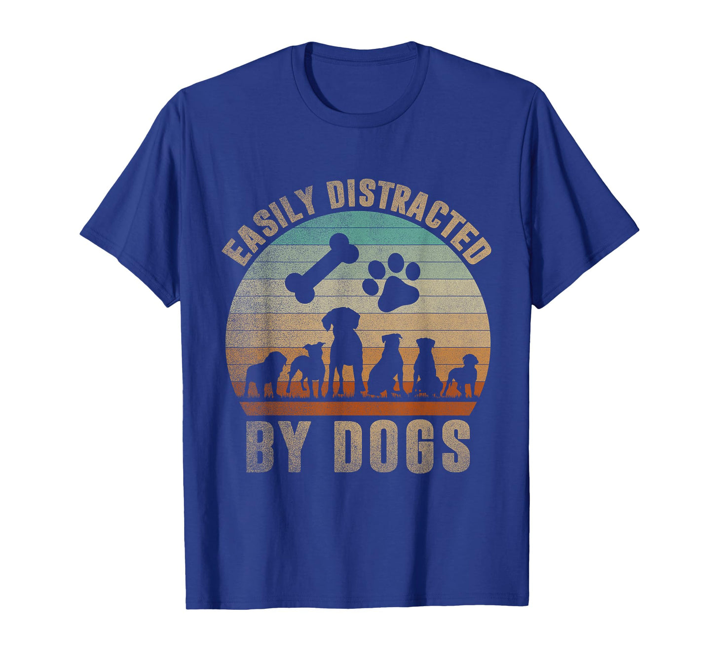 Easily Distracted By Dogs Shirt Kids Women Men Pet Lover T-Shirt