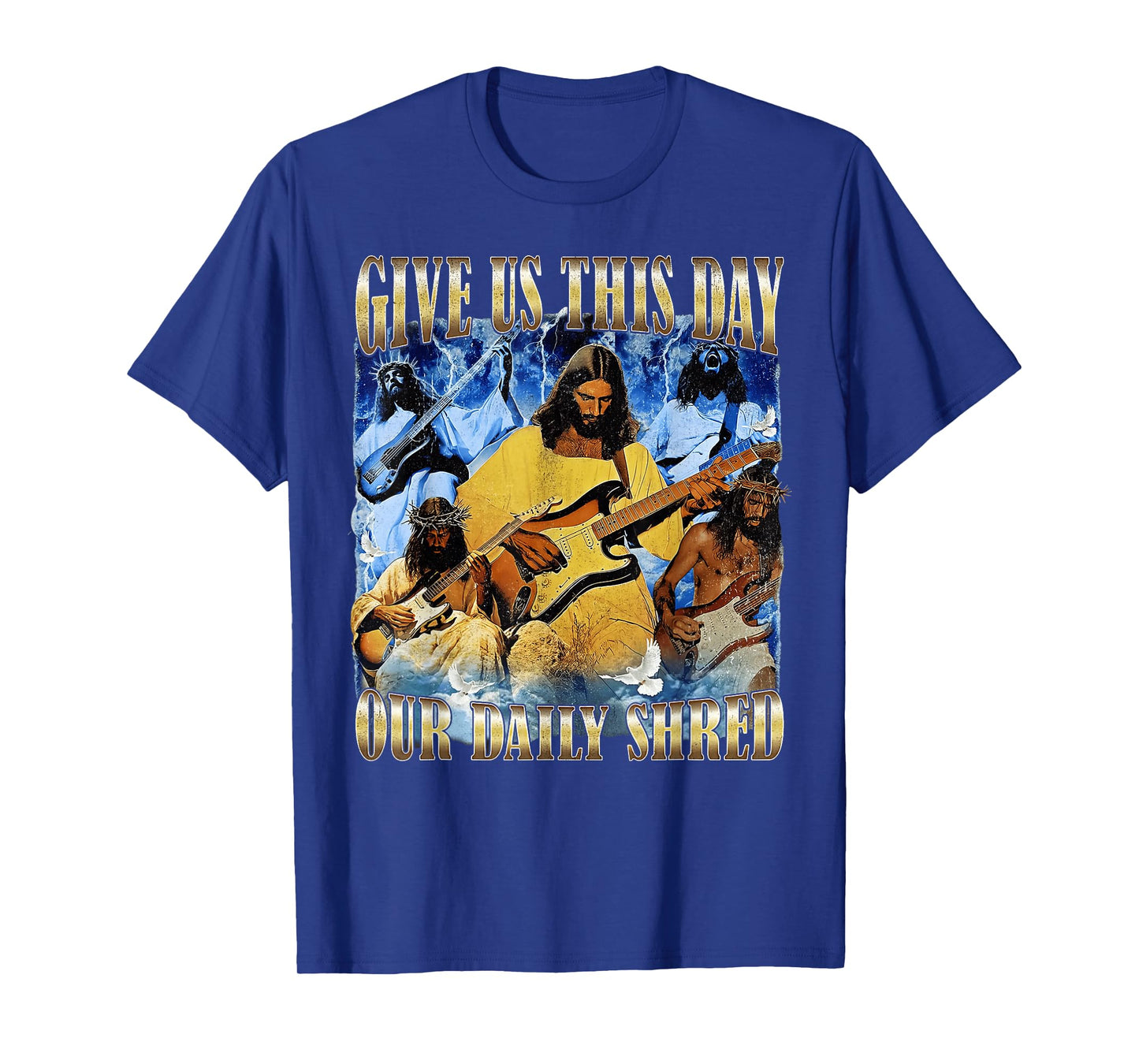 Vintage Jesus Music Give Us This Day Our Daily Christian T-Shirt