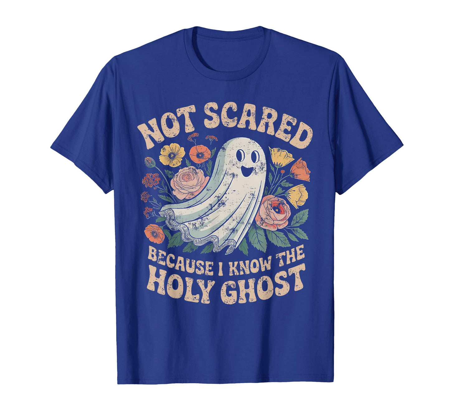 Not Scared Because I Know The Holy Ghost Christian Halloween T-Shirt