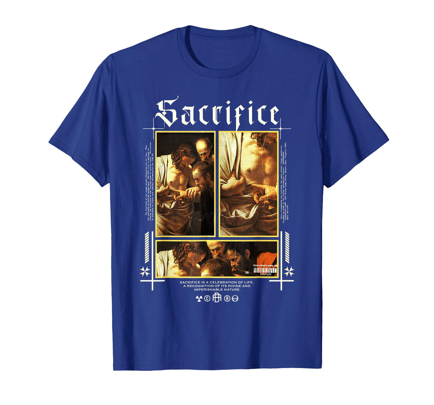 Caravaggio Saint Thomas Christian Art Fine Art Alt Gothic T-Shirt