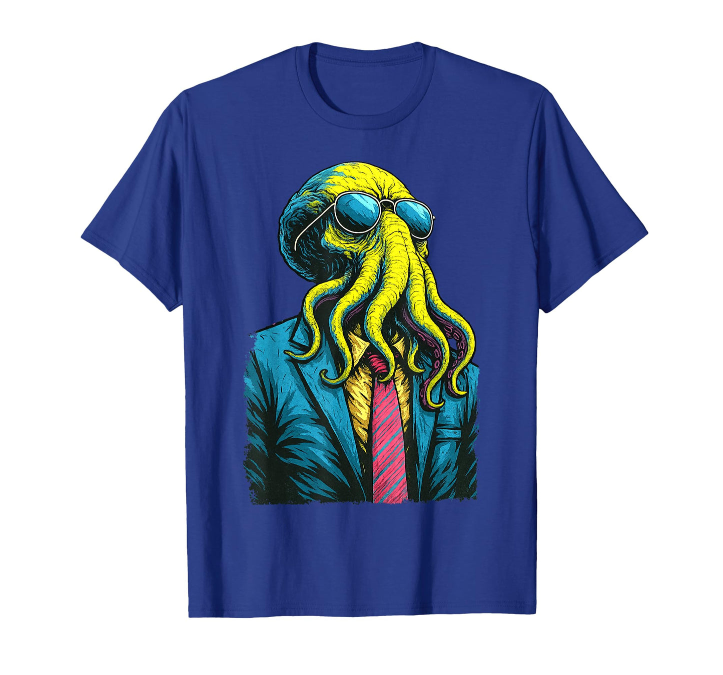 Cthulhu Business Suit, Lovecraftian Cosmic Horror Streetwear T-Shirt