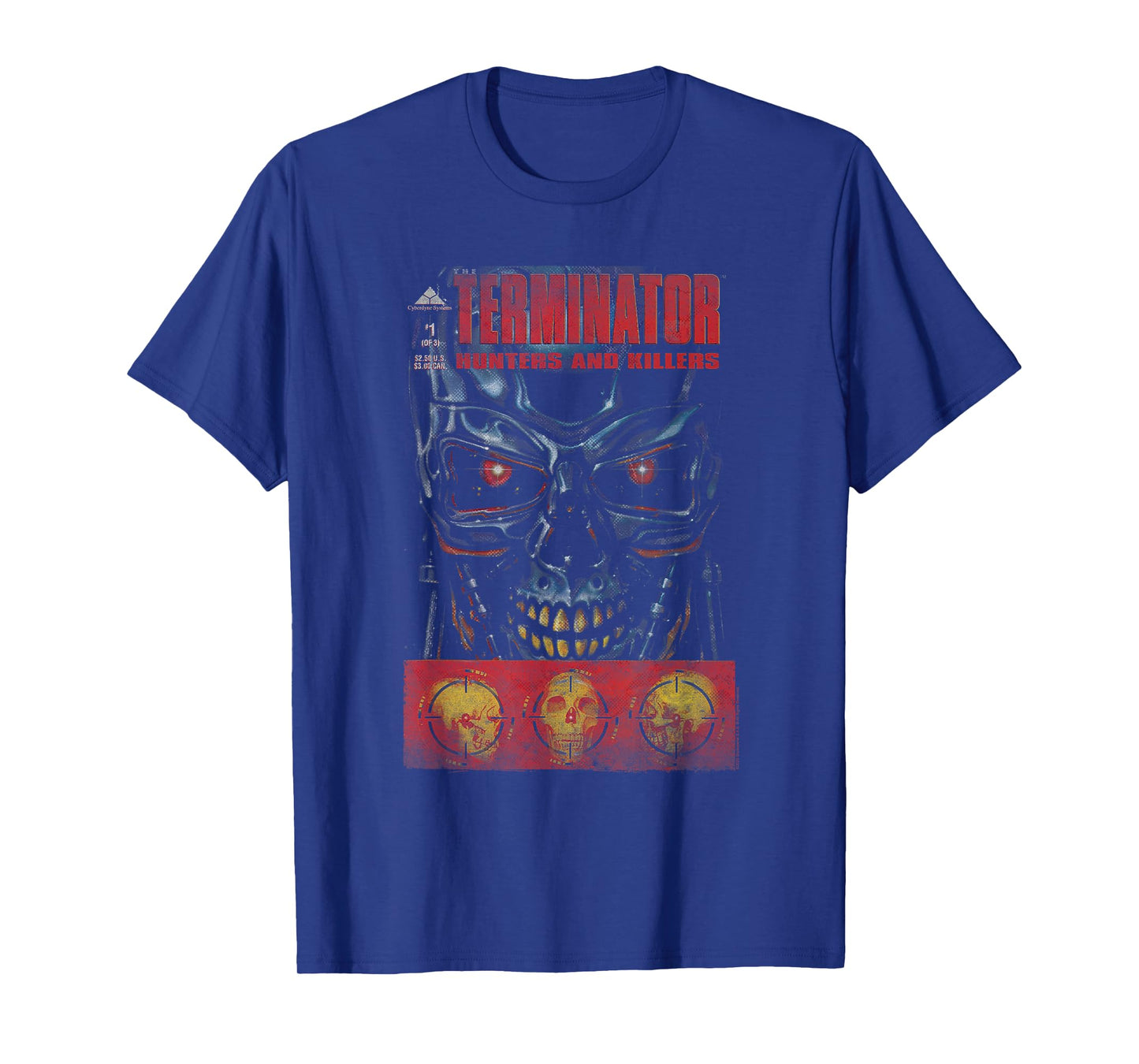 The Terminator Hunters & Killers Vintage Illustration Movie T-Shirt