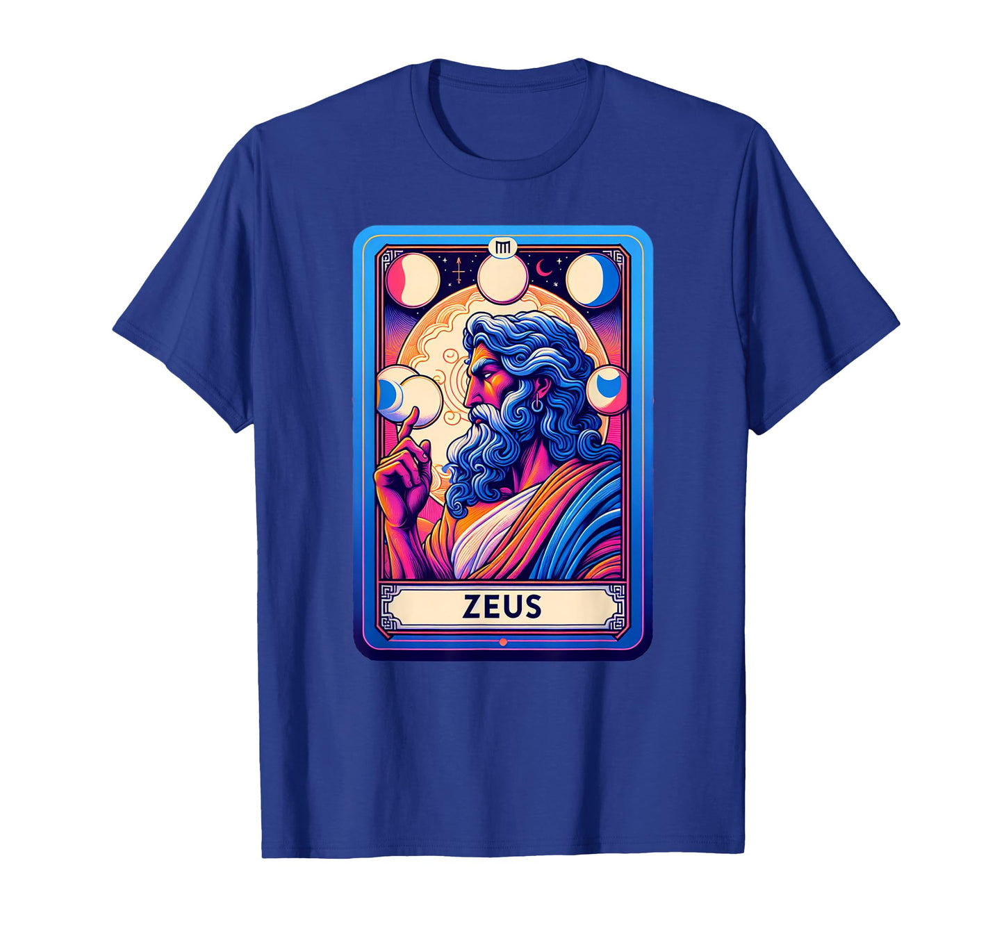 Zeus Tarot Card And Greek God Mythology T-Shirt