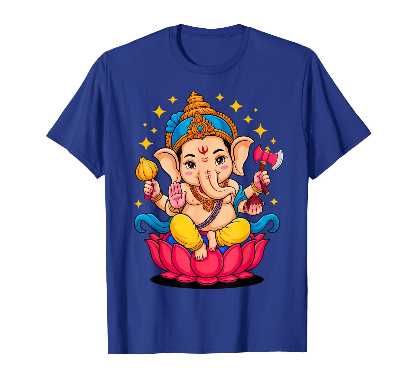 Hindu Ganesha Puja Elephant God India Meditation Yoga Murti T-Shirt