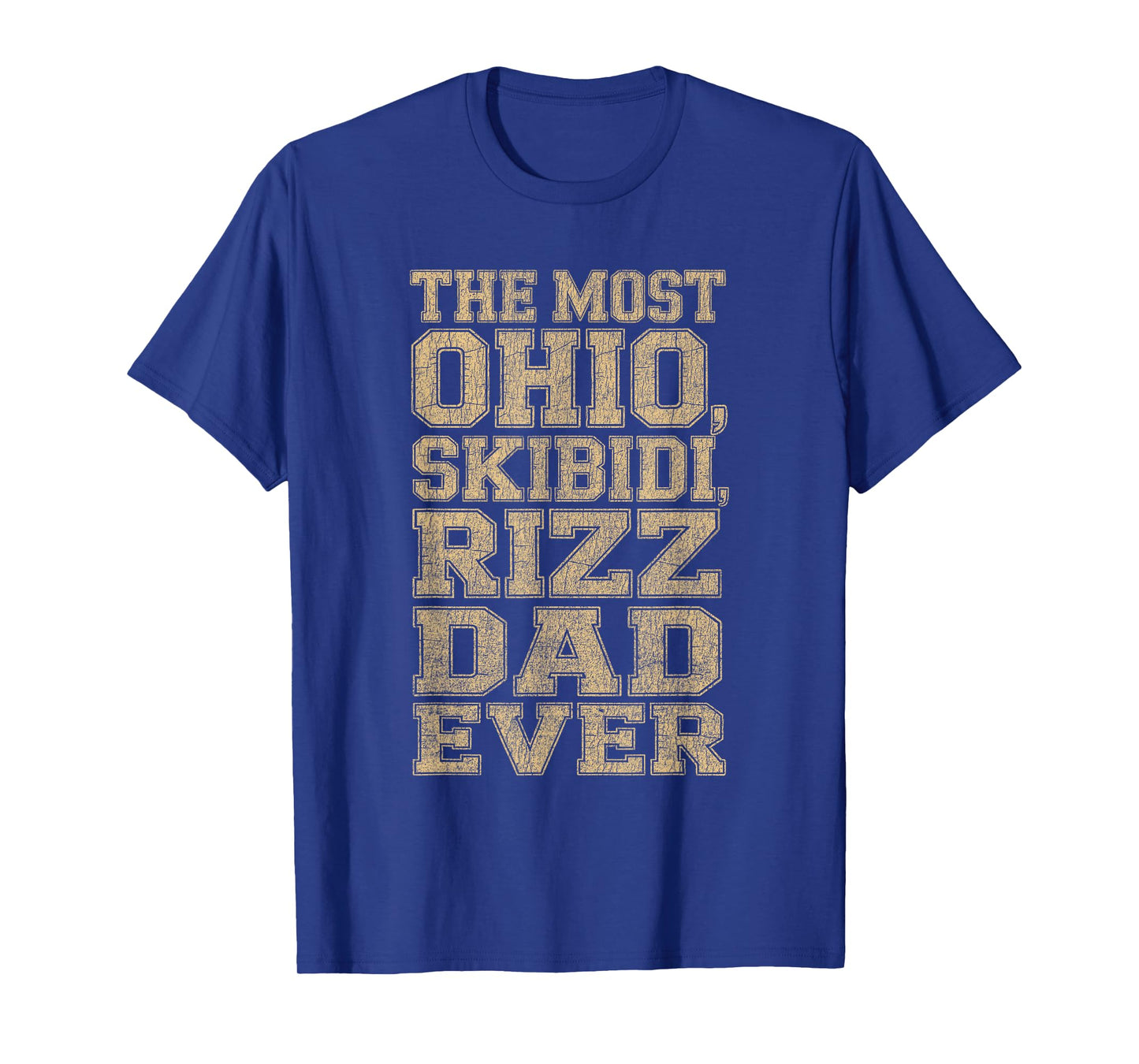 Ohio Skibidi Rizz Dad Funny Internet Meme Quote Typography T-Shirt
