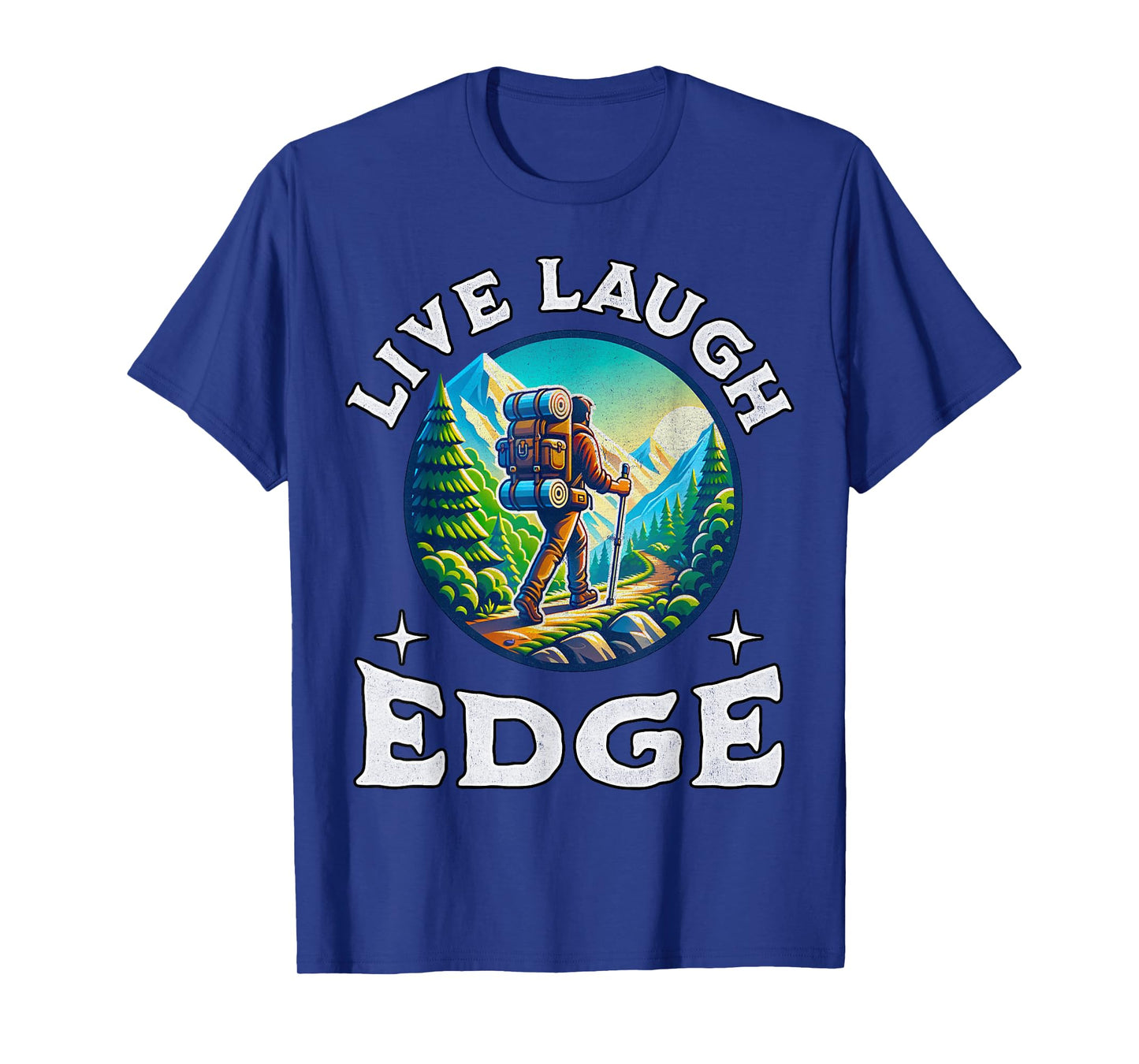Live Laugh Edge Ironic Brainrot Meme Edging Quote T-Shirt