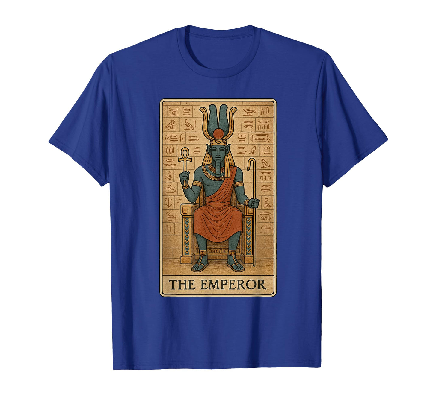 The Emperor Amun Egyptian God Retro Tarot Card T-Shirt