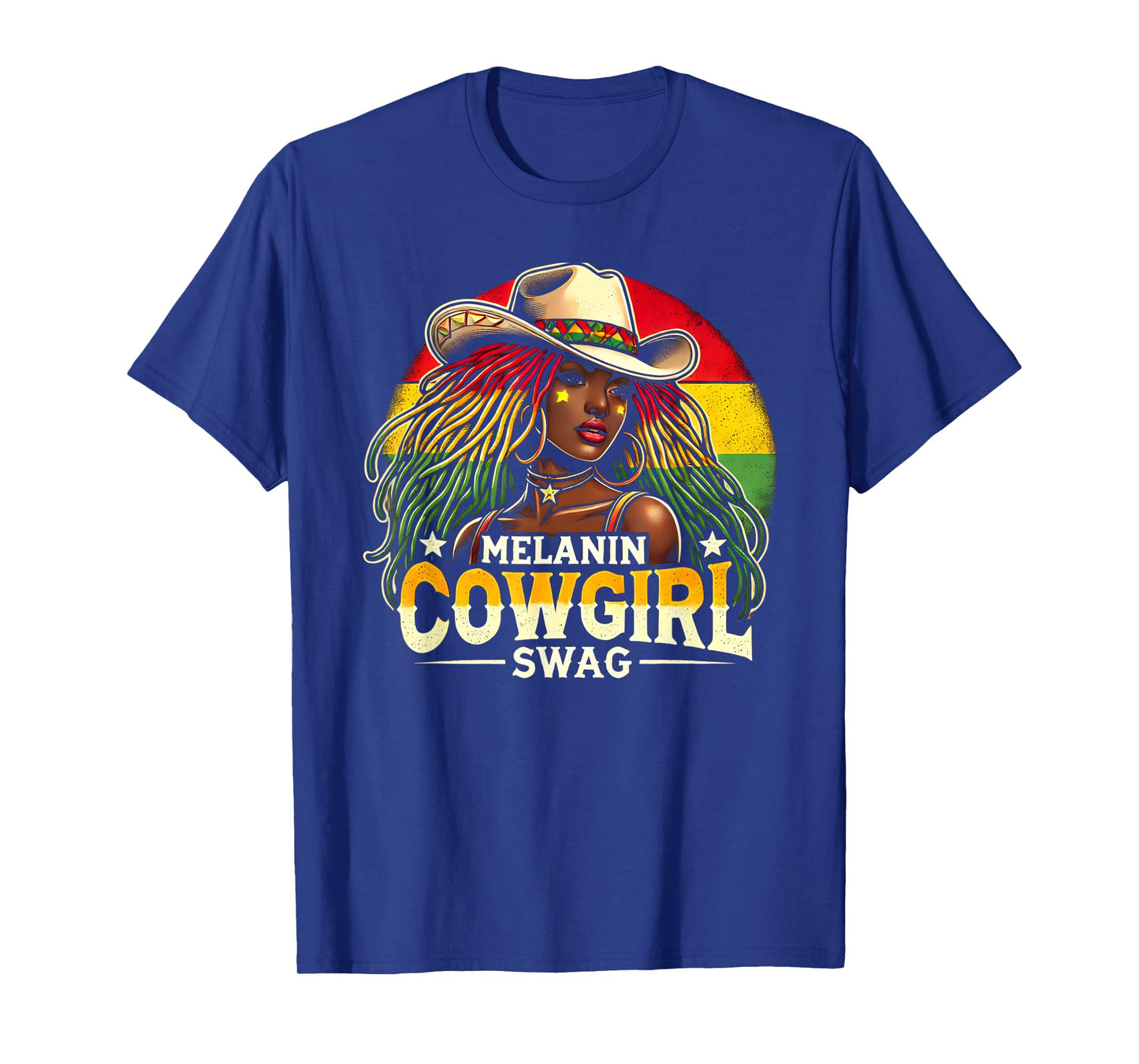 Melanin Cowgirls African Cowgirl Swag T-Shirt