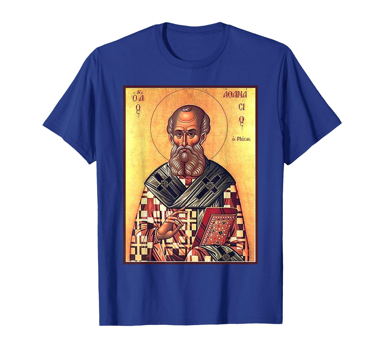 St. Athanasius of Alexandria Eastern Orthodox Byzantine Art T-Shirt
