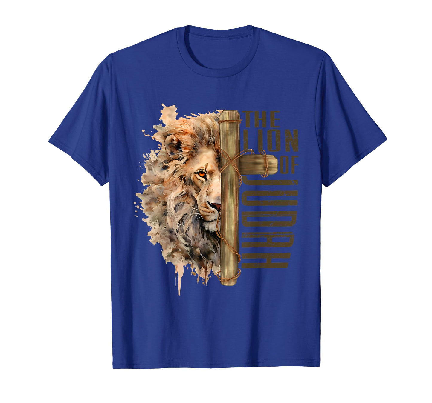 The Lion Of Judah Jesus Revelation Inspirational Christian T-Shirt