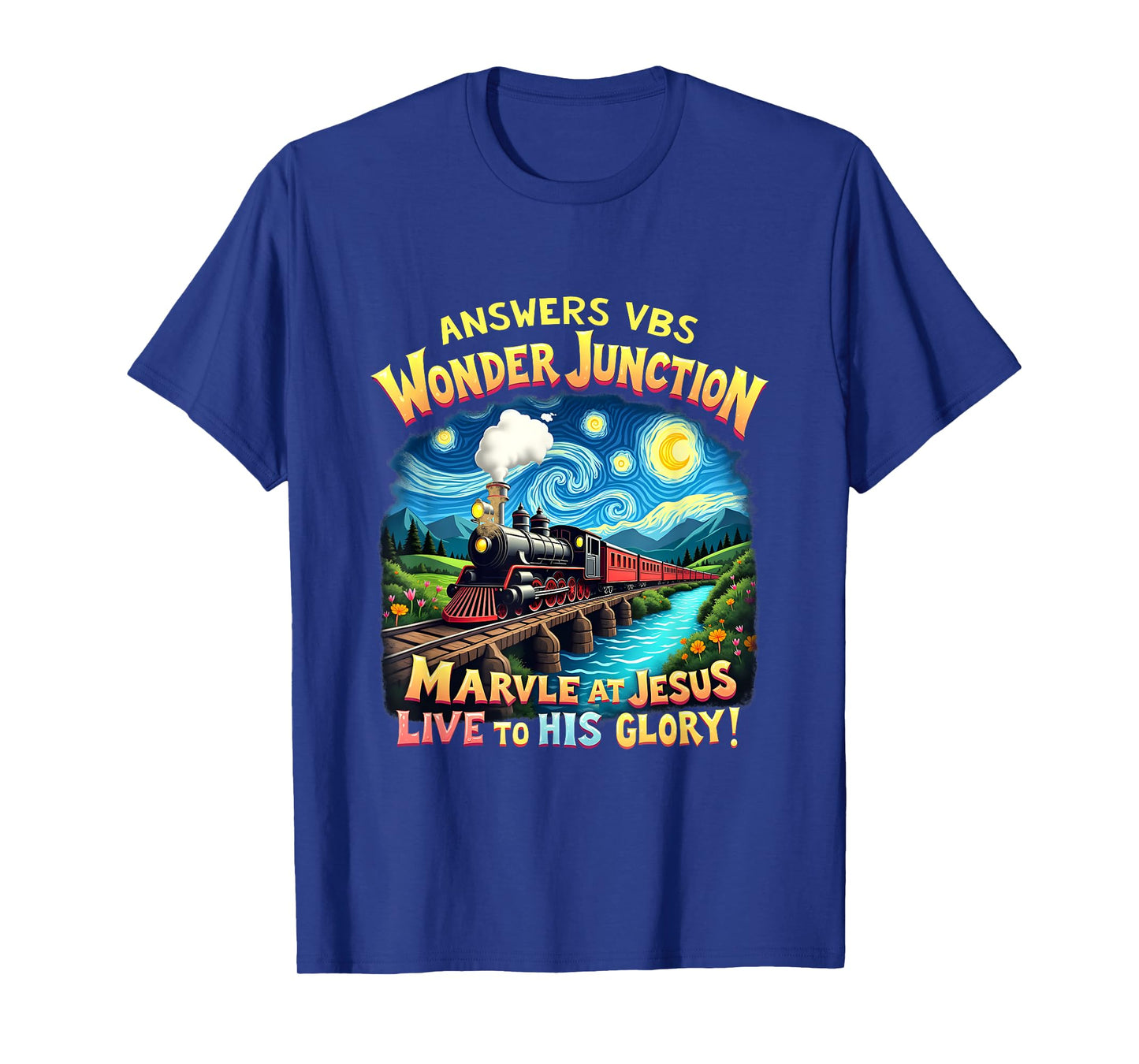 Camp Junction His Glory Jesus VBS 2025 Wonder T-Shirt