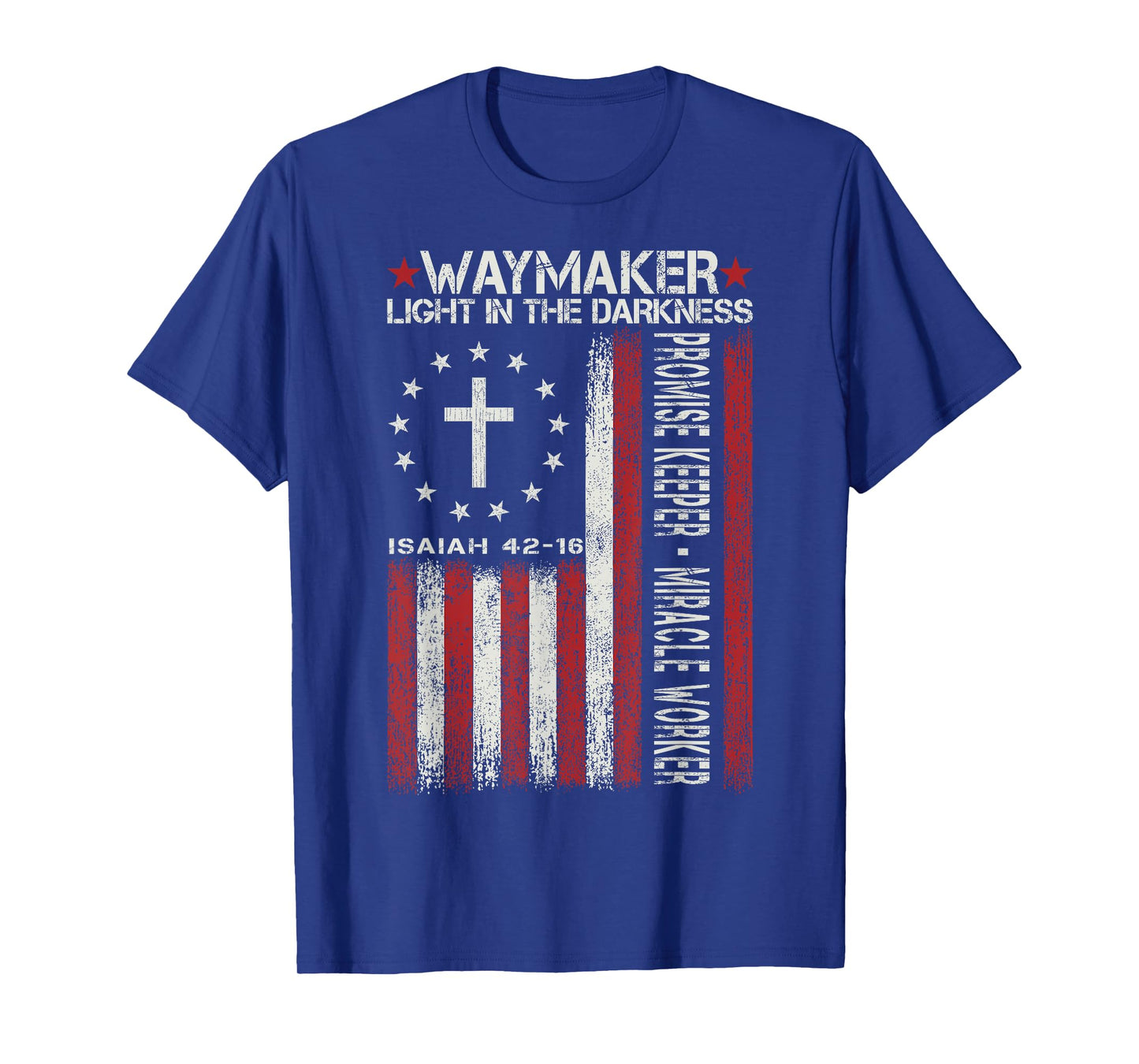 Waymaker God Jesus Christian Bible Faith Cross Religious T-Shirt