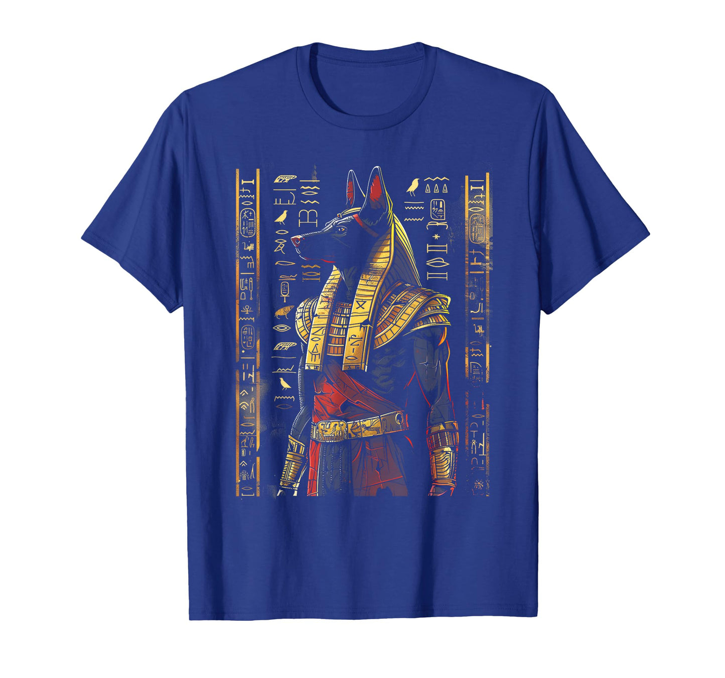 Anubis Egyptian Hieroglyphics Egyptian God T-Shirt
