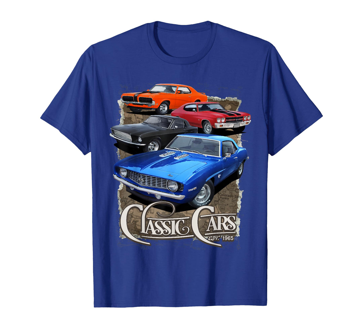 1968 67 68 69 Mercury Cougar , chevelle nova ss classic car T-Shirt