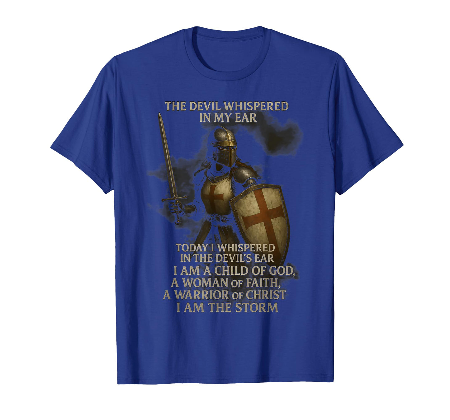 Knight Templar I Am A Child Of God A Warrior Of Christ T-Shirt