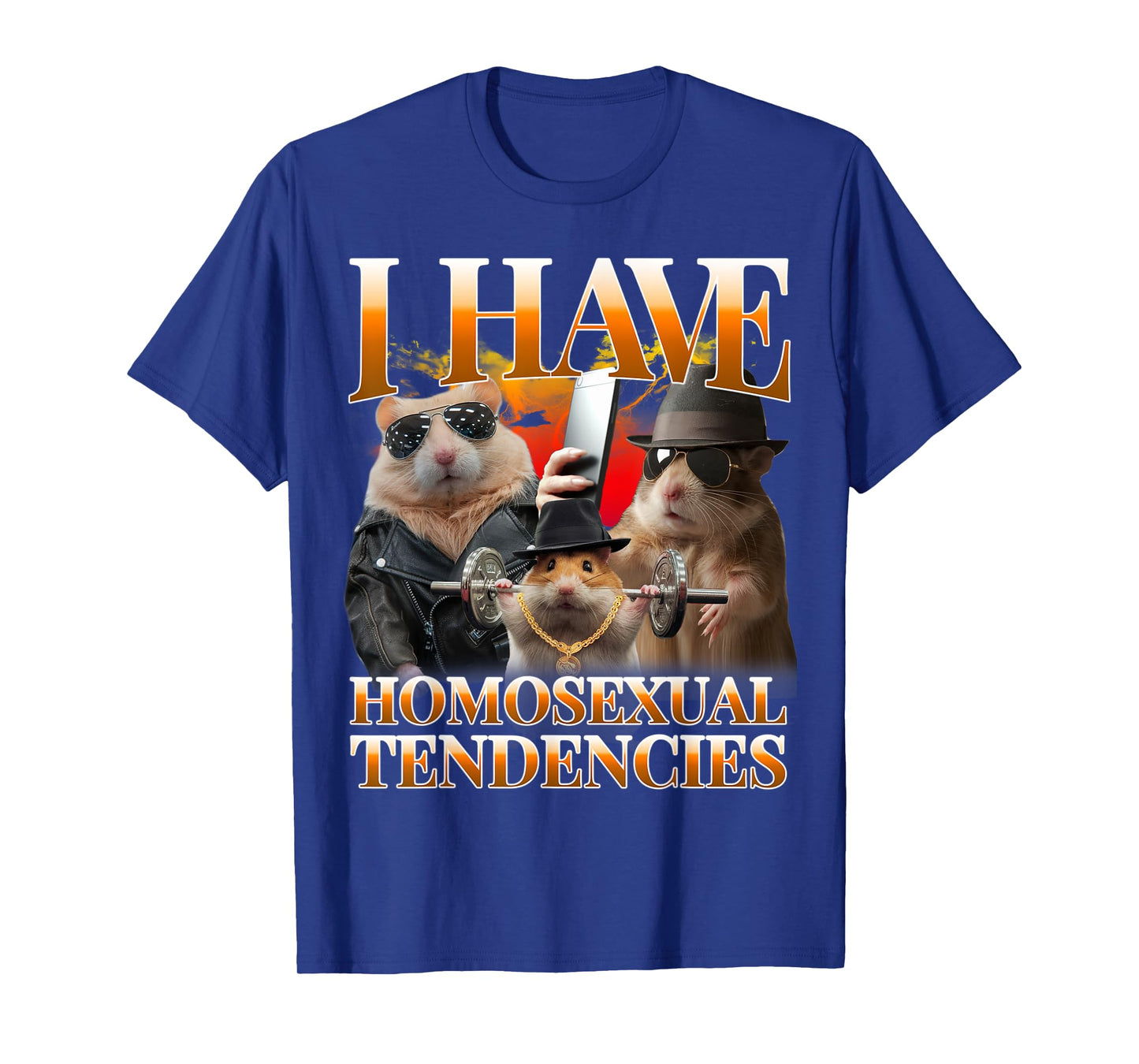 I Have Homosexual Tendencies Funny Hamster Meme Bootleg T-Shirt