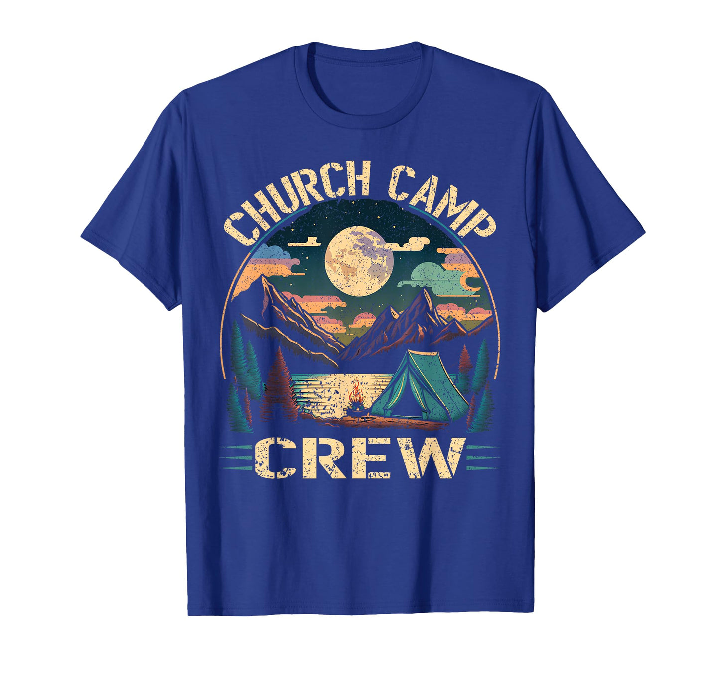 Church Camp Crew VBS Teachers Kids Christian Group Boys T-Shirt
