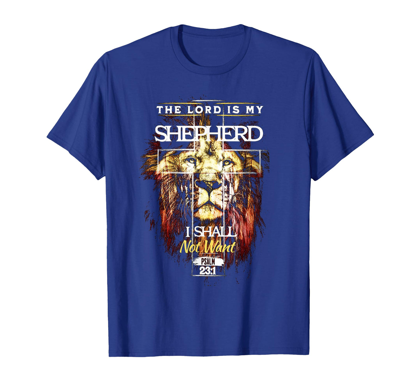 The Lord is My Shepherd Psalm 23 Christian Verse T-Shirt