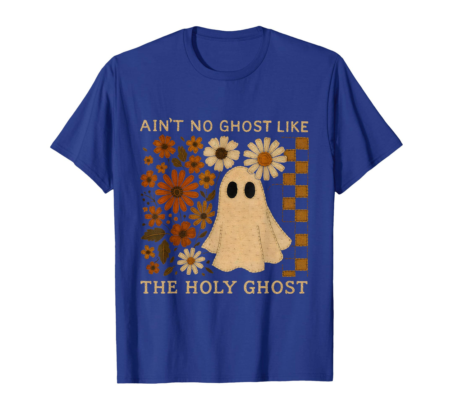 Ain't No Ghost Like Holy Ghosts Funny Retro Christian Fall T-Shirt