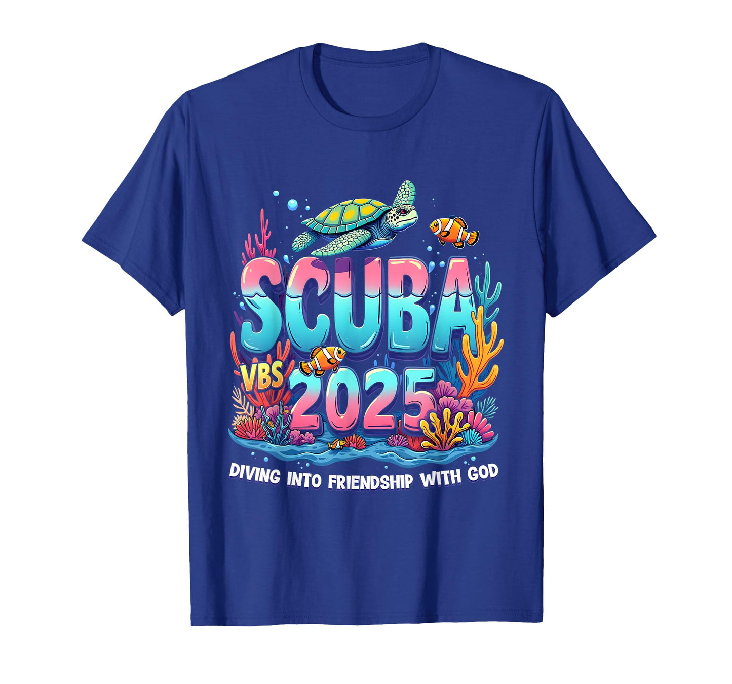 2025 Vacation Bible School Diving Into Friendship Scuba VBS T-Shirt